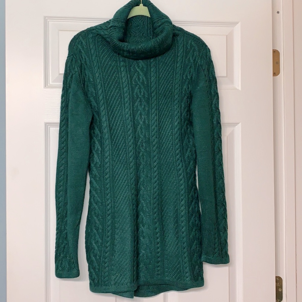 Turtleneck Sweater Bodycon Mini Dress